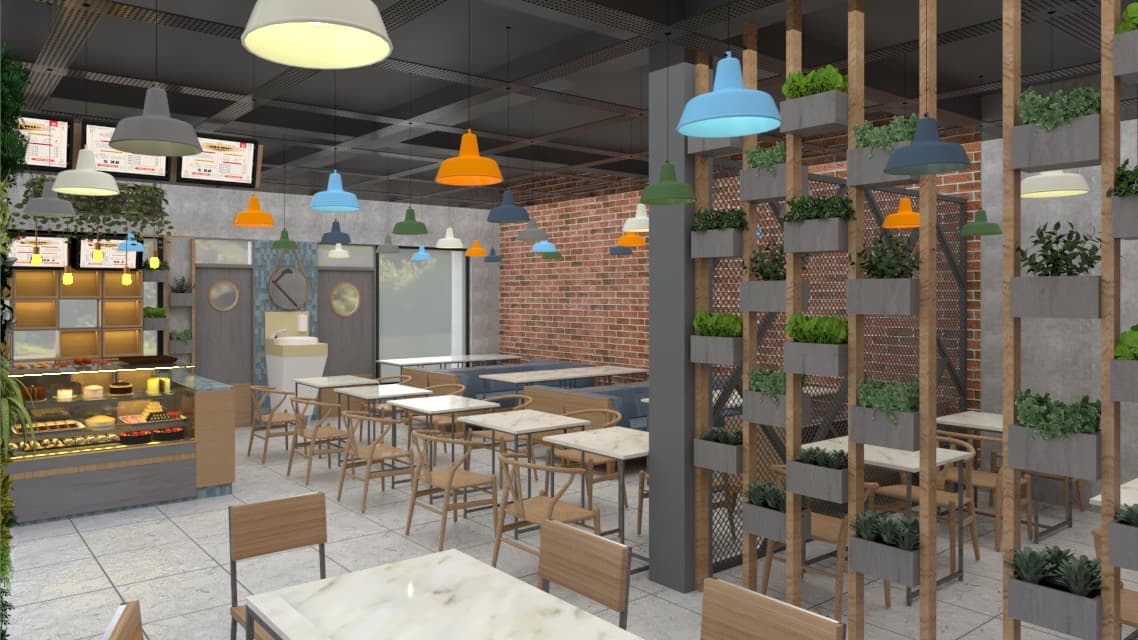 Urban Industrial Cafe